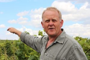 Patrick Baudouin at his vineyard in Chaudefonds-sur-Layon, Anjou, Loire Valley